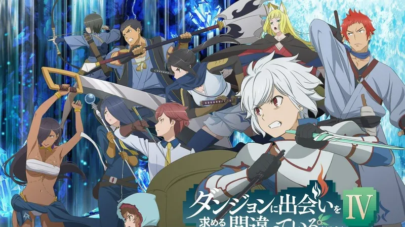 DanMachi saison 4 : le doublage anglais est disponible sur HIDIVE