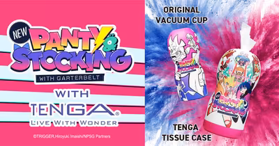 New PANTY & STOCKING with GARTERBELT s'associe à TENGA pour une gamme de produits dérivés