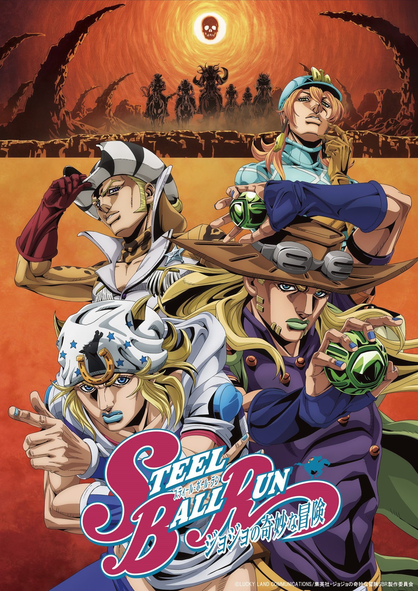 JoJo's Bizarre Adventure: Steel Ball Run annonce son casting et une deuxième bande-annonce
