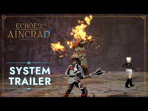 Sword Art Online: Echoes of Aincrad trailer showcases gameplay