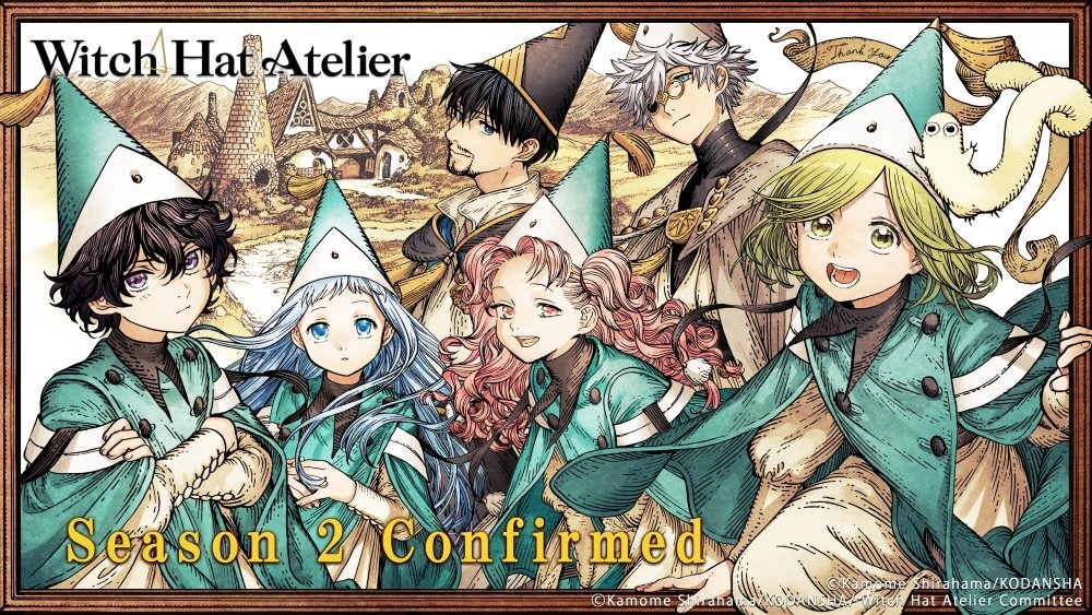 Une deuxième saison pour 'Witch Hat Atelier' annoncée par BUG FILMS