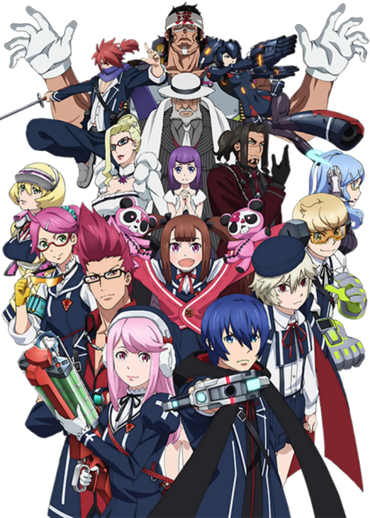 Gunslinger Stratos: The Animation disponible sur Hulu et Crunchyroll