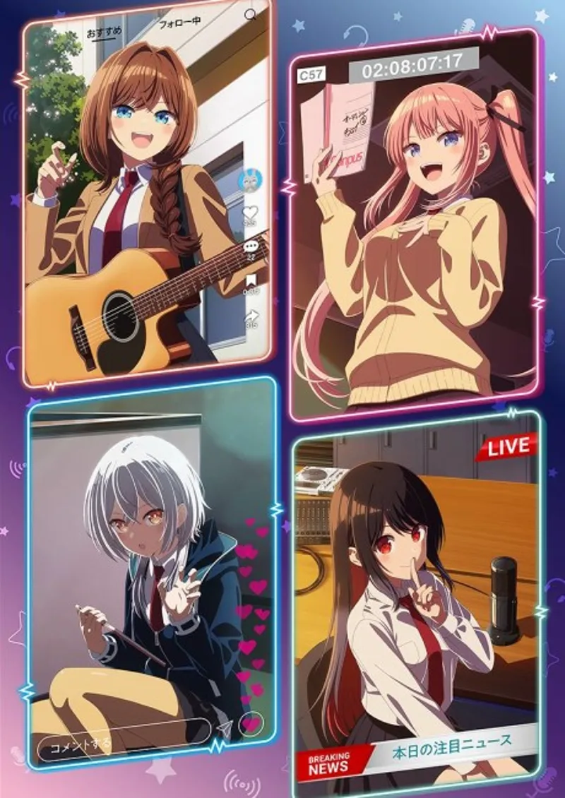 La vidéo promotionnelle de Tune In to the Midnight Heart dévoile la comédie romantique de VTubers