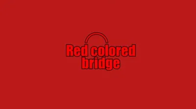Red Colored Bridge
