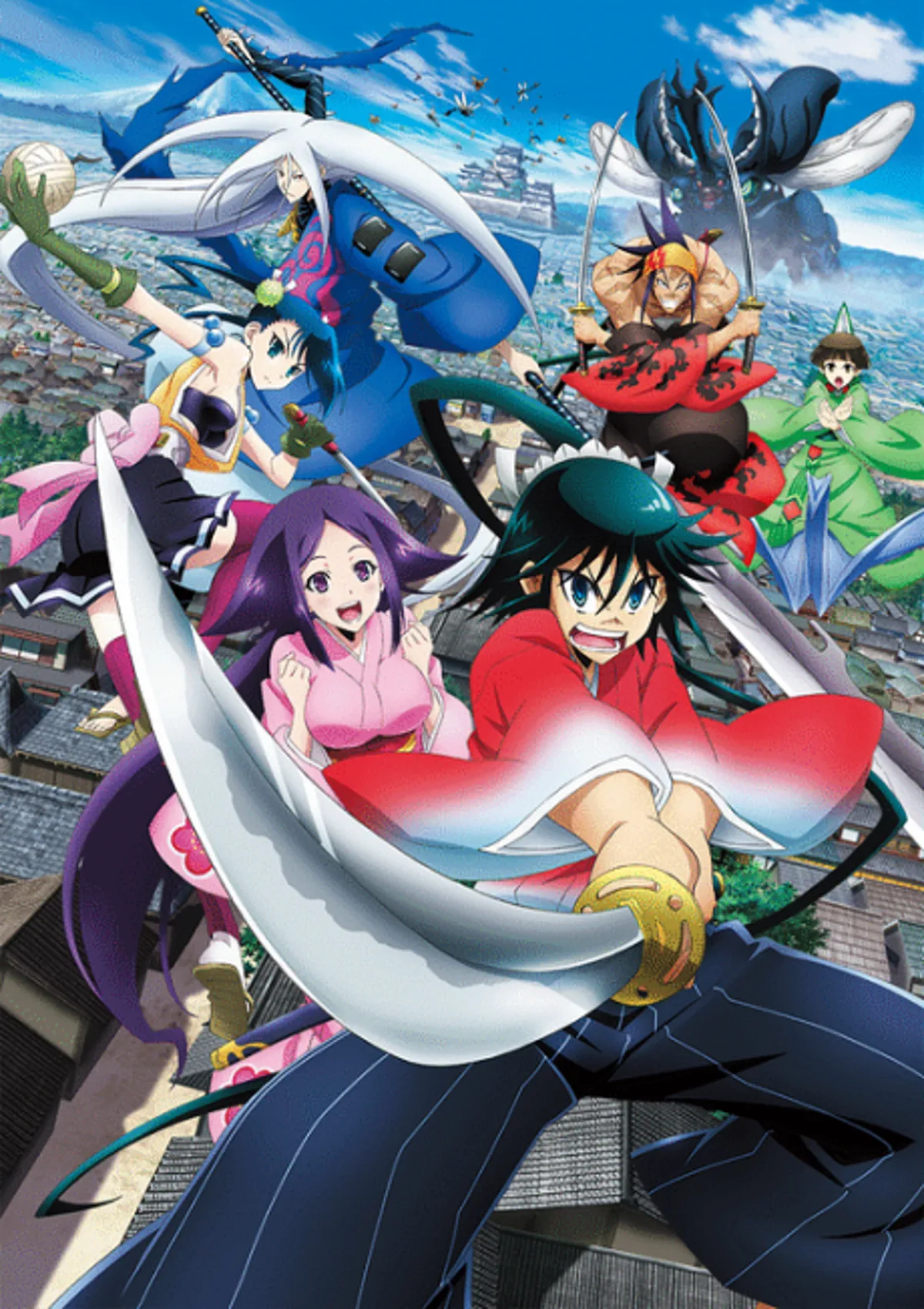 Mushibugyo disponible sur Crunchyroll avec doublage anglais