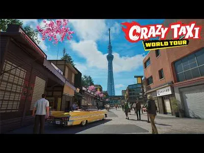 Sega Reveals Japan Map for Upcoming Crazy Taxi: World Tour