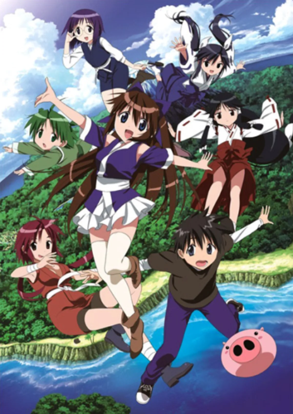 La comédie harem Nagasarete Airantou disponible sur HIDIVE et Crunchyroll