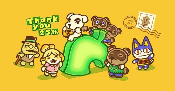 Animal Crossing fête ses 25 ans avec une nouvelle illustration