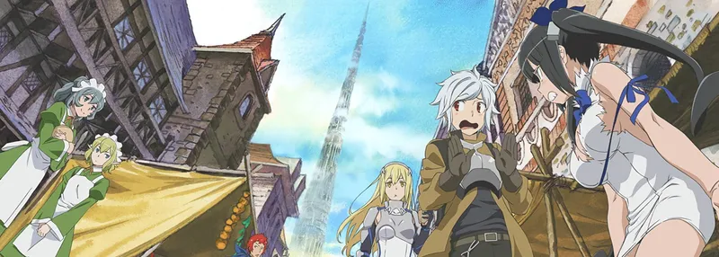 DanMachi Saison 1 désormais disponible sur quatre plateformes