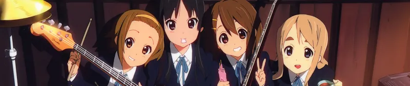 La première saison de K-ON! disponible sur HIDIVE, Hulu et Netflix