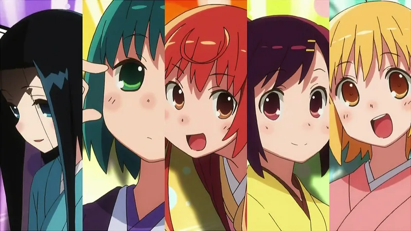L'anime Joshiraku disponible sur HIDIVE avec doublage anglais