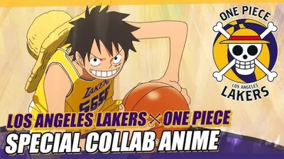LOS ANGELES LAKERS x ONE PIECE Collab Anime