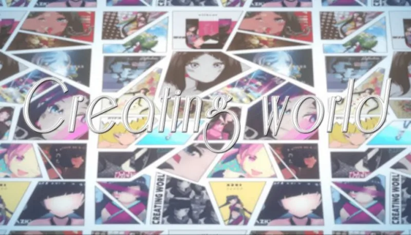 Le clip de "Creating World" d'AZKi est diffusé sur YouTube