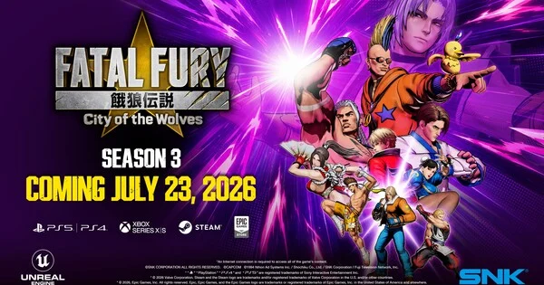 Fatal Fury: City of the Wolves : le contenu de la saison 3 et la date de lancement en juillet dévoilés