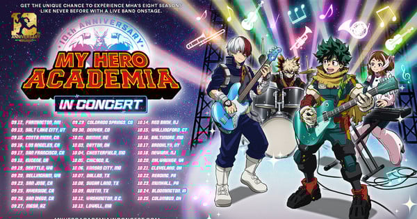 My Hero Academia en Concert annonce ses dates américaines