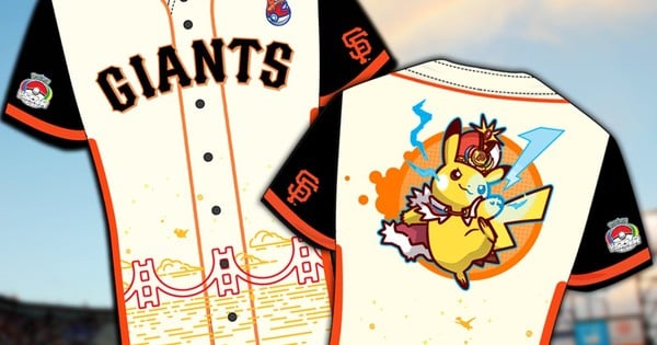 Les Giants organisent une Soirée Pokémon Worlds avec un maillot thématique et un spectacle de drones