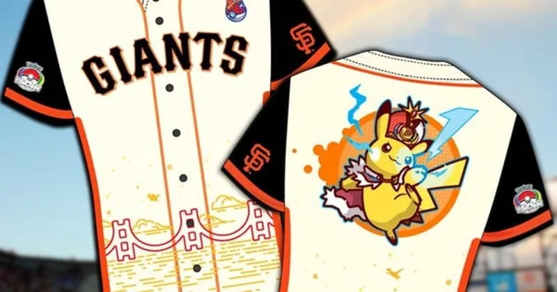 Les Giants organisent une Soirée Pokémon Worlds avec un maillot thématique et un spectacle de drones